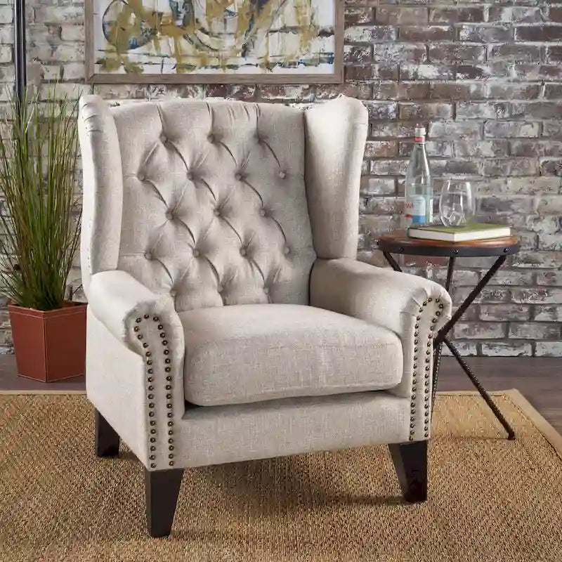 Fauteuil à oreilles moderne pour salon, chambre, bureau à domicile