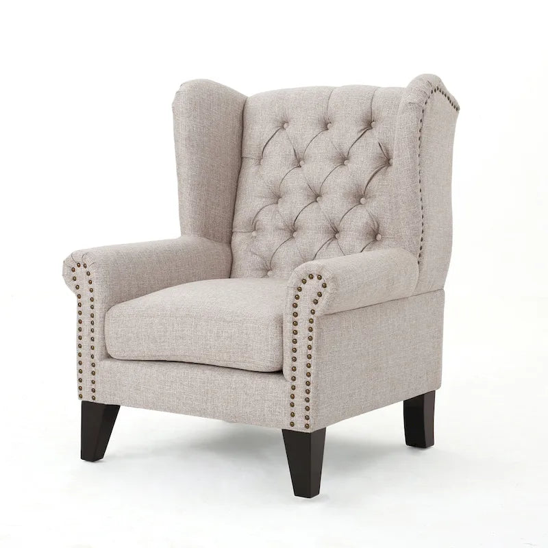 Fauteuil à oreilles moderne pour salon, chambre, bureau à domicile