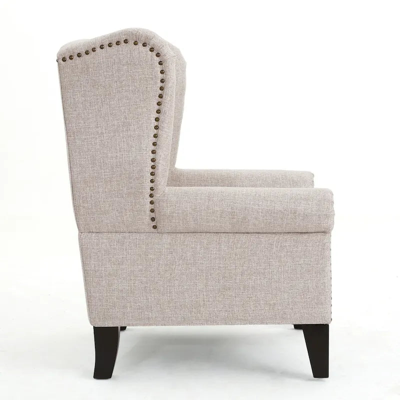 Fauteuil à oreilles moderne pour salon, chambre, bureau à domicile