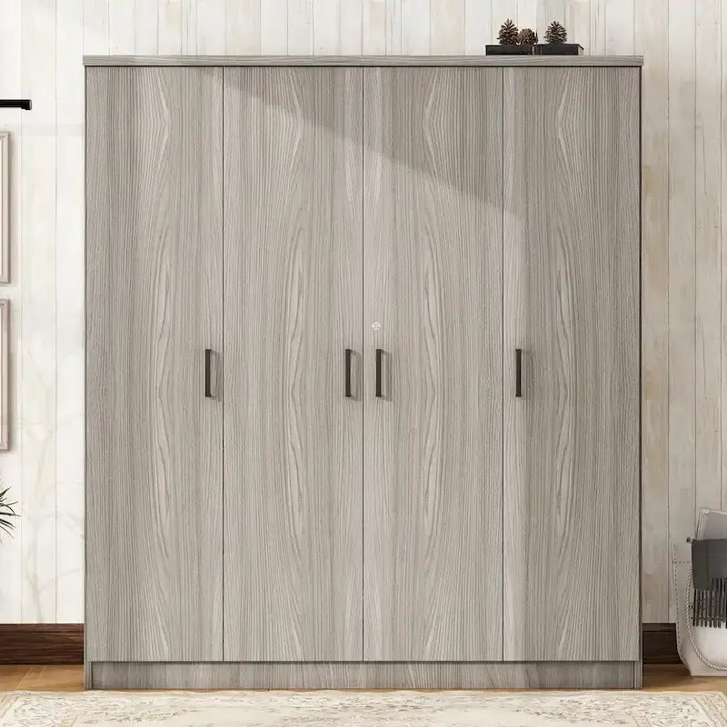 Armoire en bois autoportante