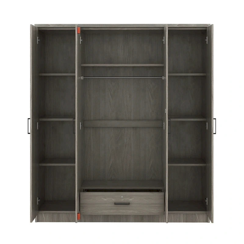 Armoire en bois autoportante
