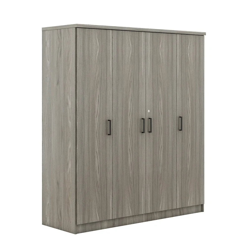 Armoire en bois autoportante