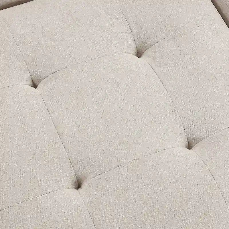 Canapé d'angle surdimensionné en forme de U beige