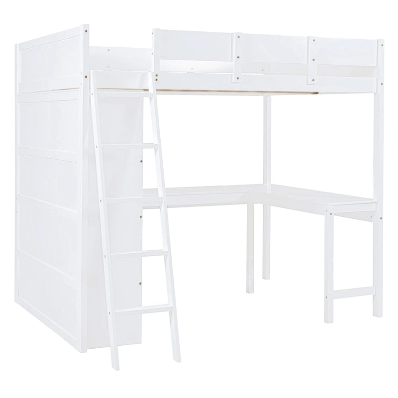 Lit mezzanine enfant en bois massif