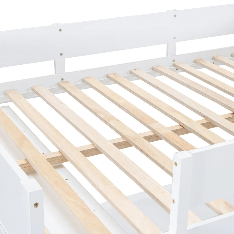 Lit mezzanine enfant en bois massif