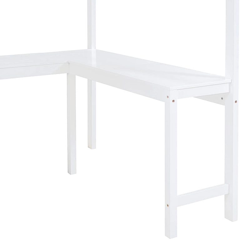 Lit mezzanine enfant en bois massif
