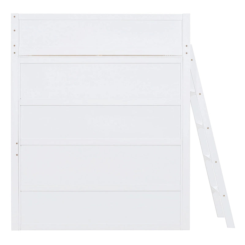 Lit mezzanine enfant en bois massif