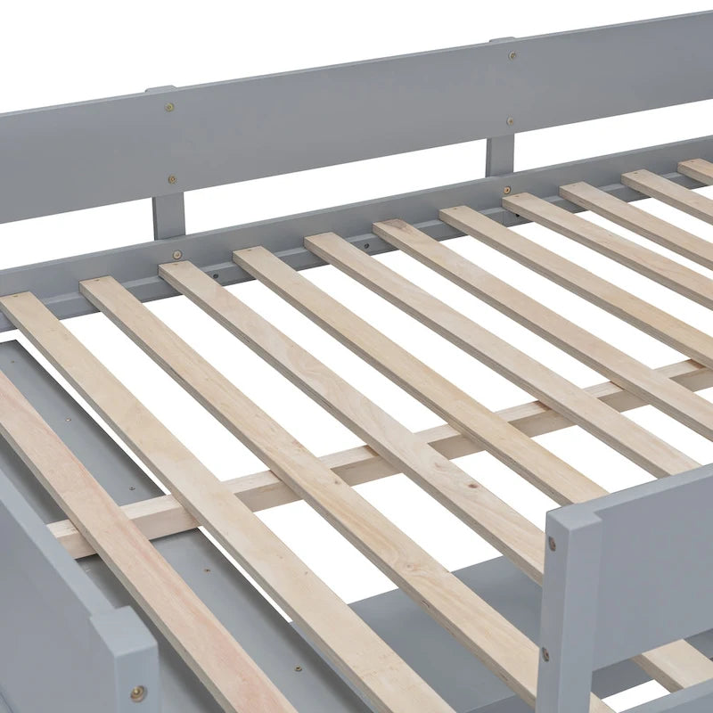 Lit mezzanine enfant en bois massif