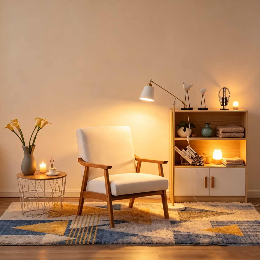 Fauteuil d'appoint individuel simple rétro en bois massif avec dossier