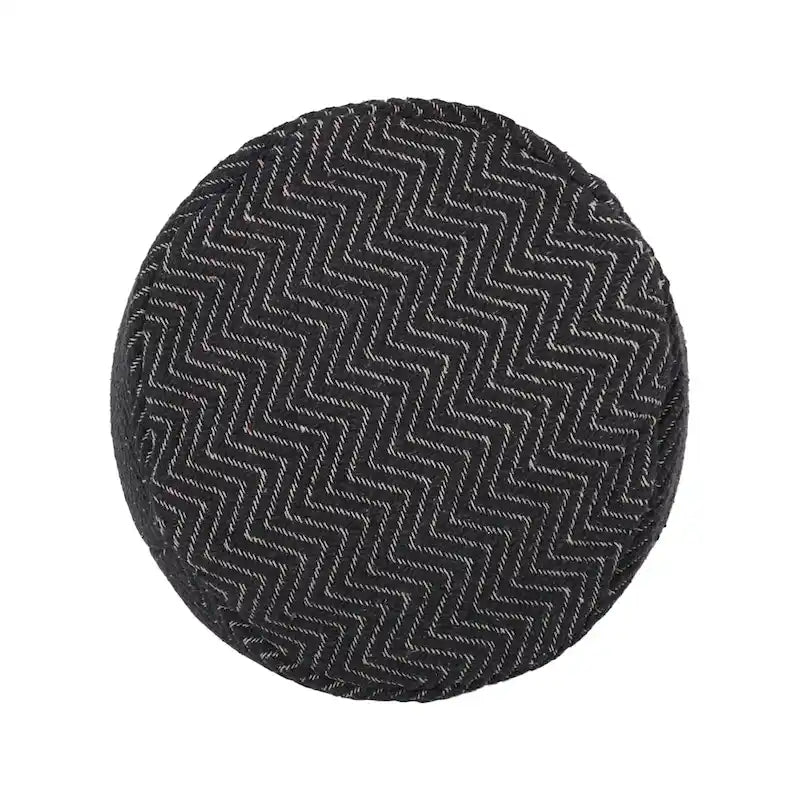 Pouf cylindrique en tissu de style bohème