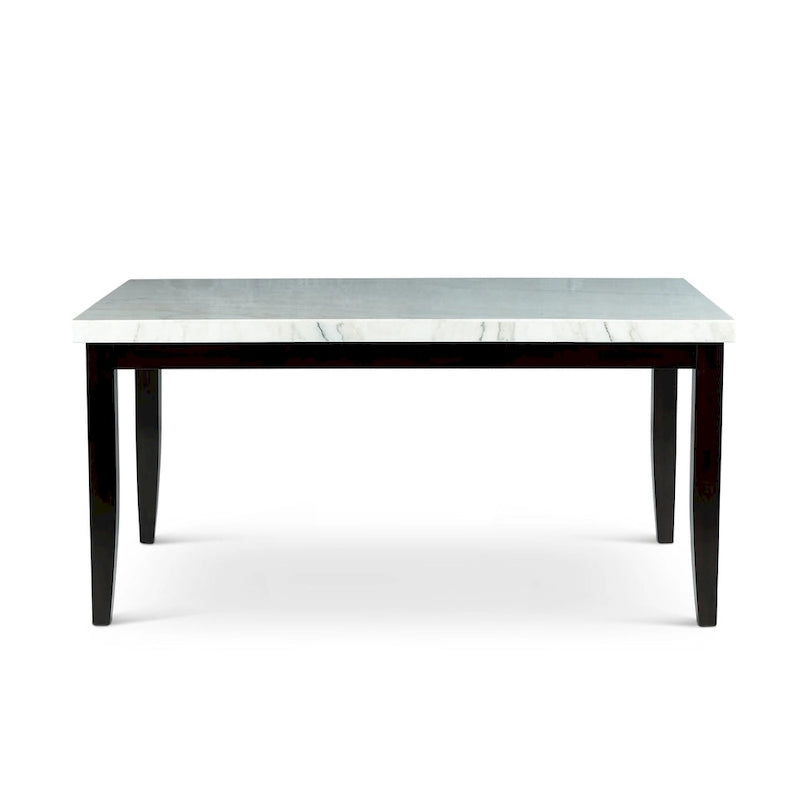 Table à manger en marbre blanc Winlock
