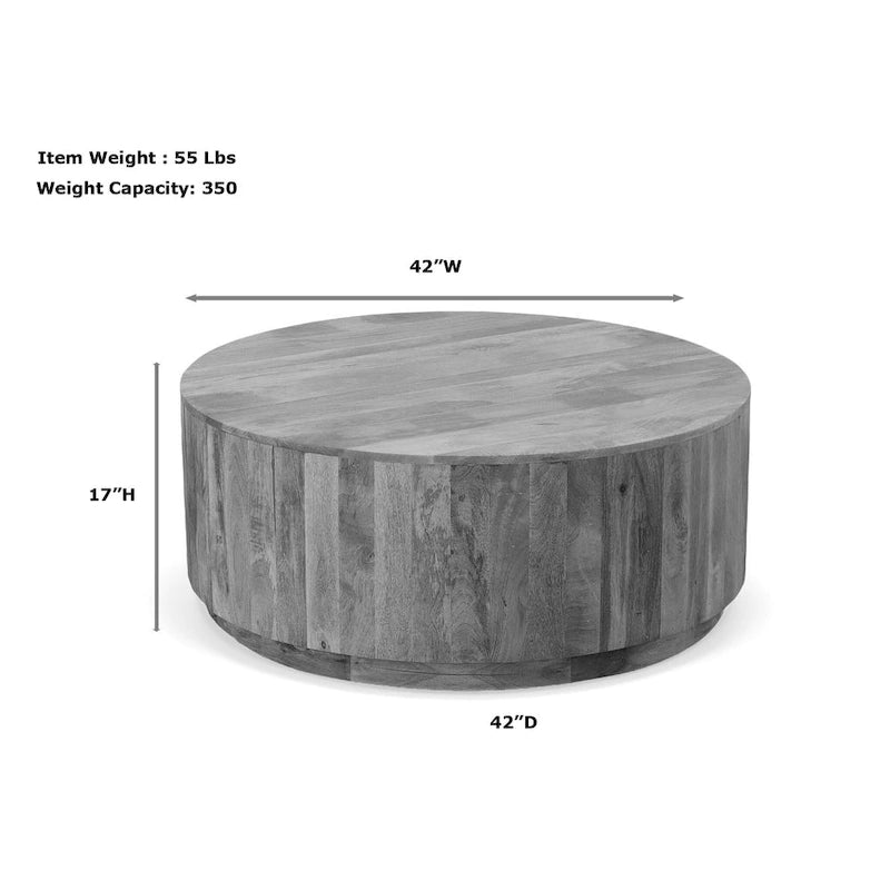 Table basse ronde Elm