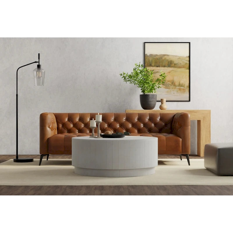 Table basse ronde Elm