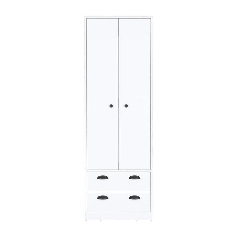 Armoire penderie double battant à la française