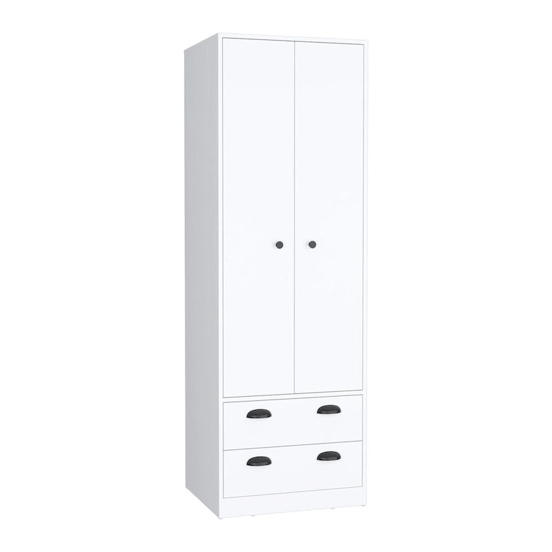 Armoire penderie double battant à la française