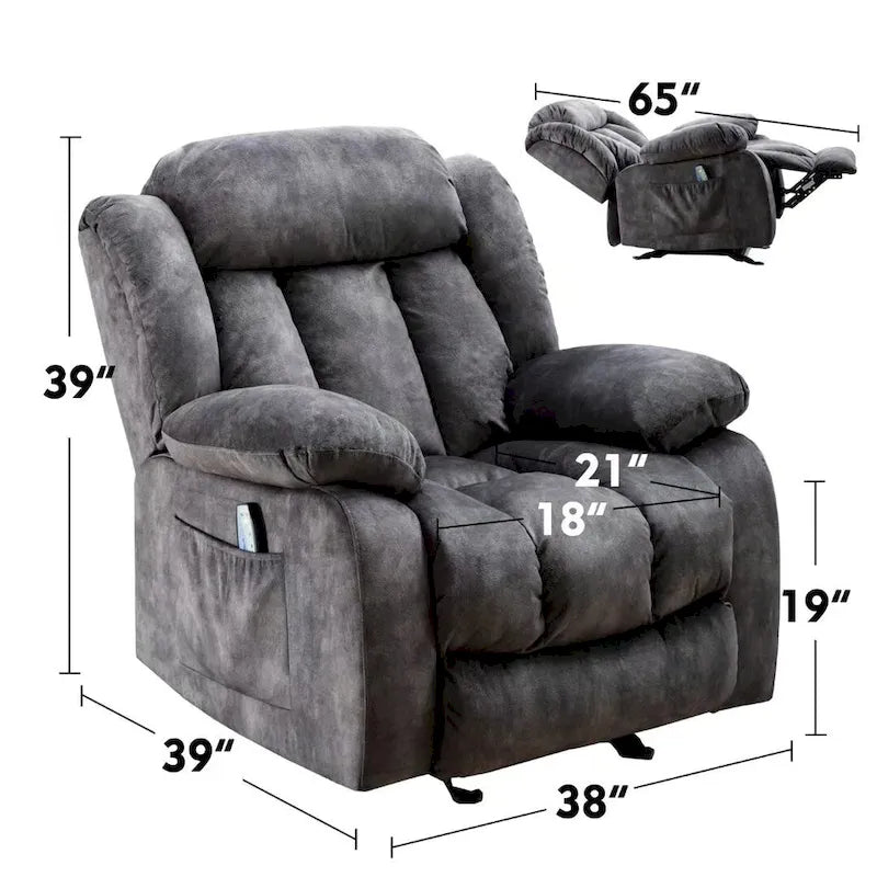 Fauteuil inclinable massant