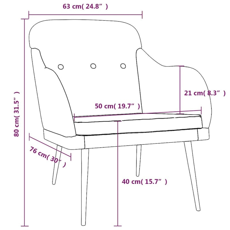 Fauteuil gris foncé