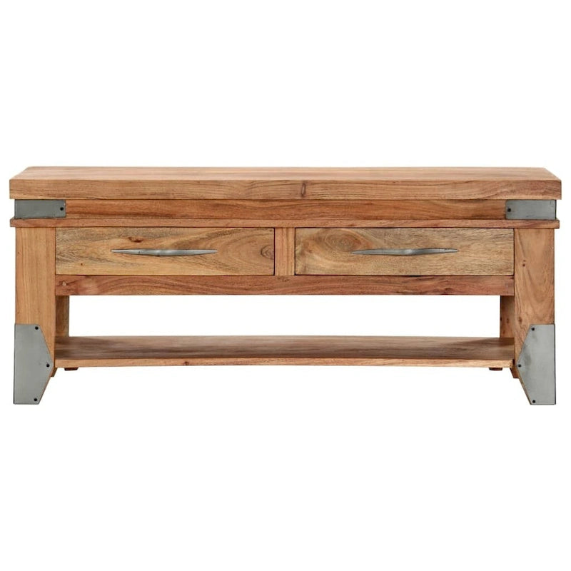 Table basse en bois d'acacia massif