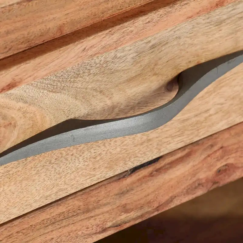 Table basse en bois d'acacia massif