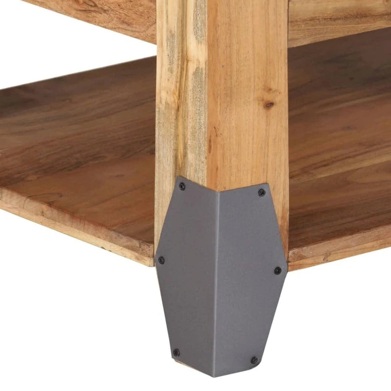 Table basse en bois d'acacia massif