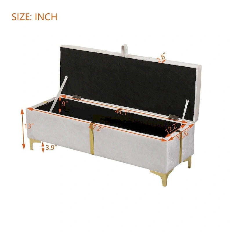 Lit plateforme tapissé avec pouf de rangement