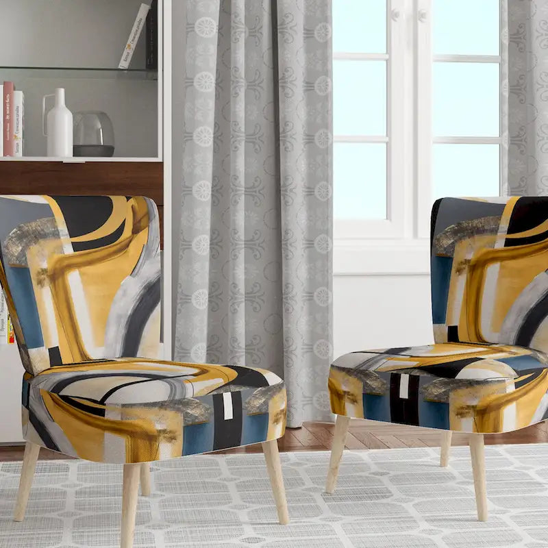 Fauteuil d'appoint rembourré moderne et contemporain et Fauteuil moderne et contemporain