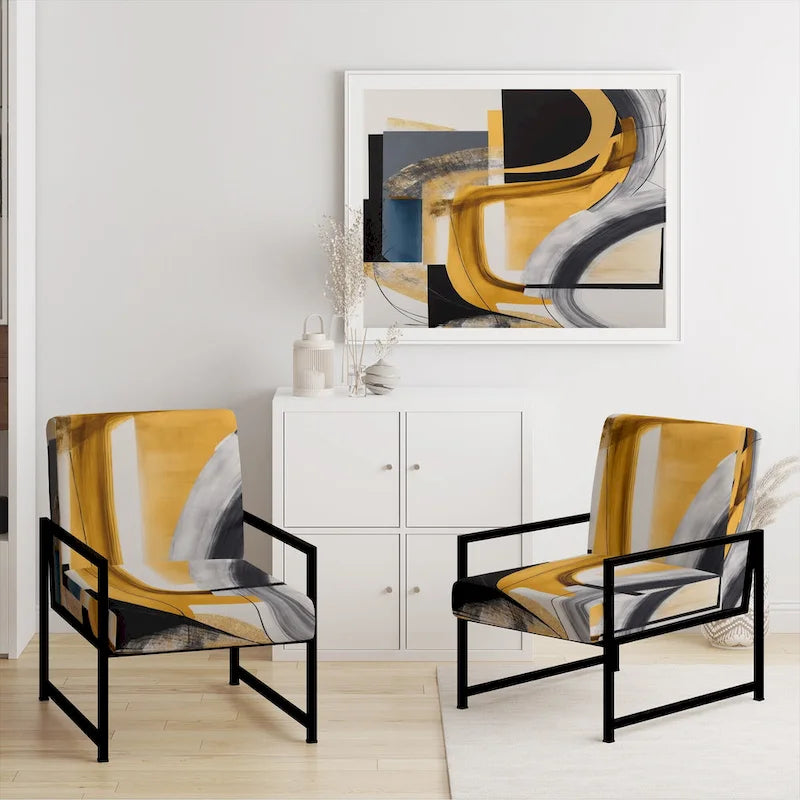 Fauteuil d'appoint rembourré moderne et contemporain et Fauteuil moderne et contemporain