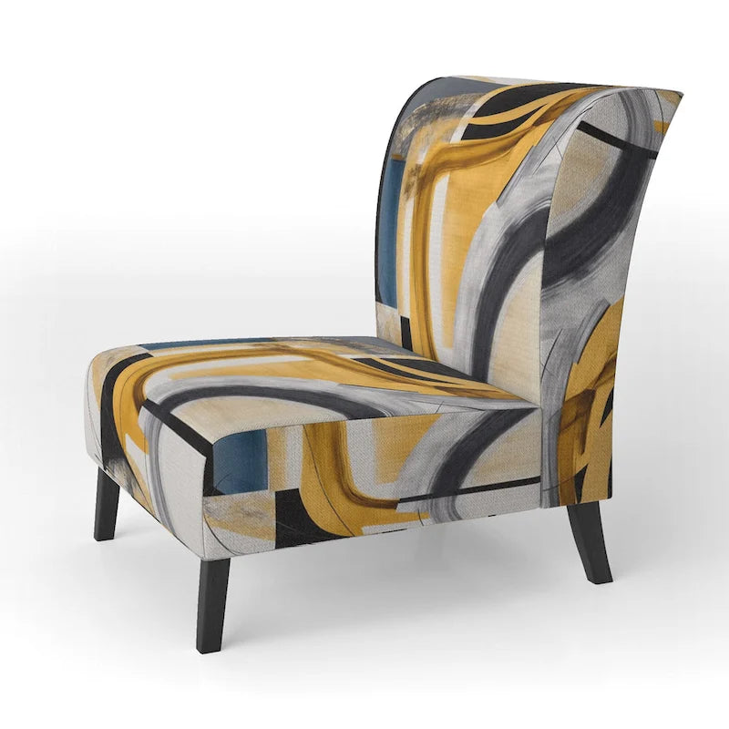 Fauteuil d'appoint rembourré moderne et contemporain et Fauteuil moderne et contemporain