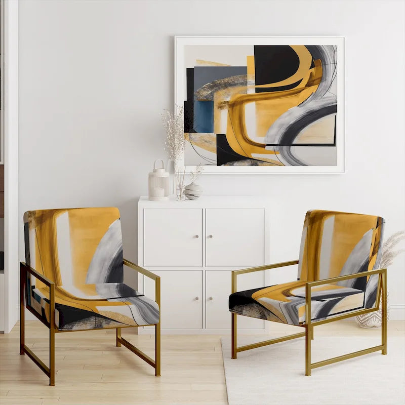 Fauteuil d'appoint rembourré moderne et contemporain et Fauteuil moderne et contemporain