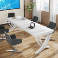 Table de conférence rectangulaire pour 6 à 8 personnes