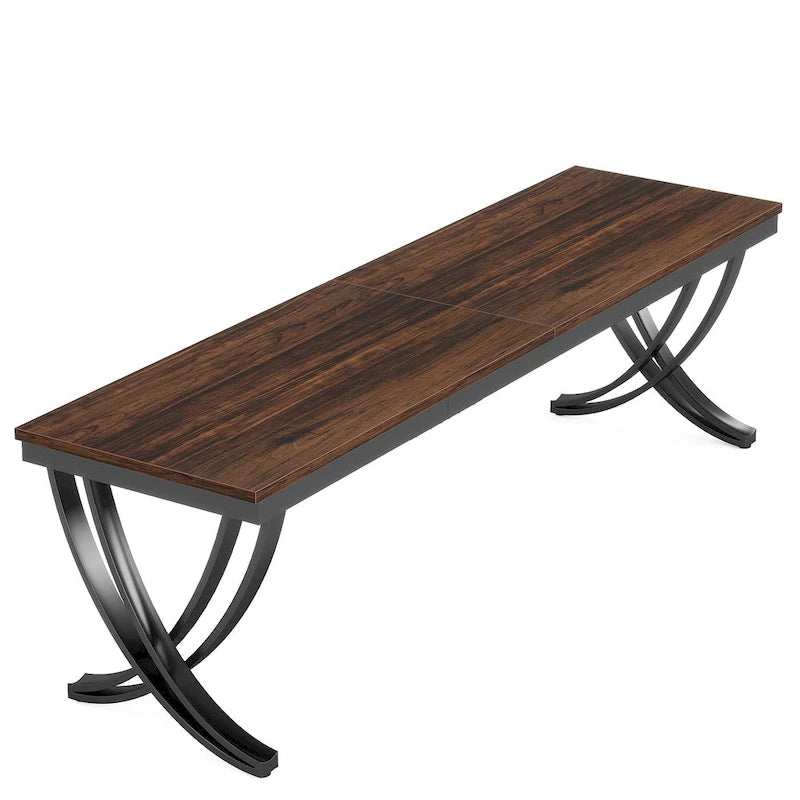 Table de conférence rectangulaire pour 6 à 8 personnes