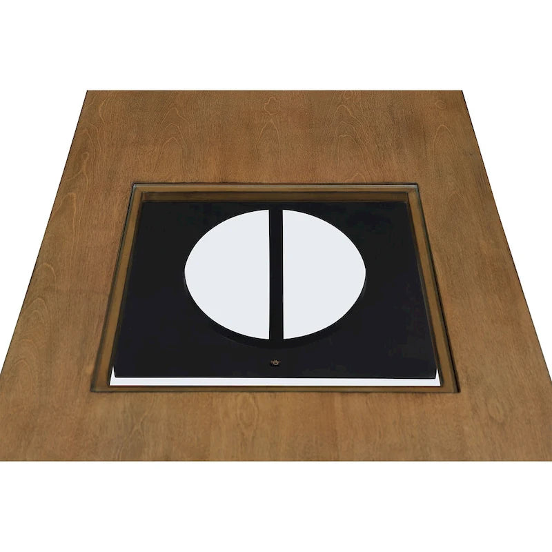 Table basse rectangulaire en bois de style moderne